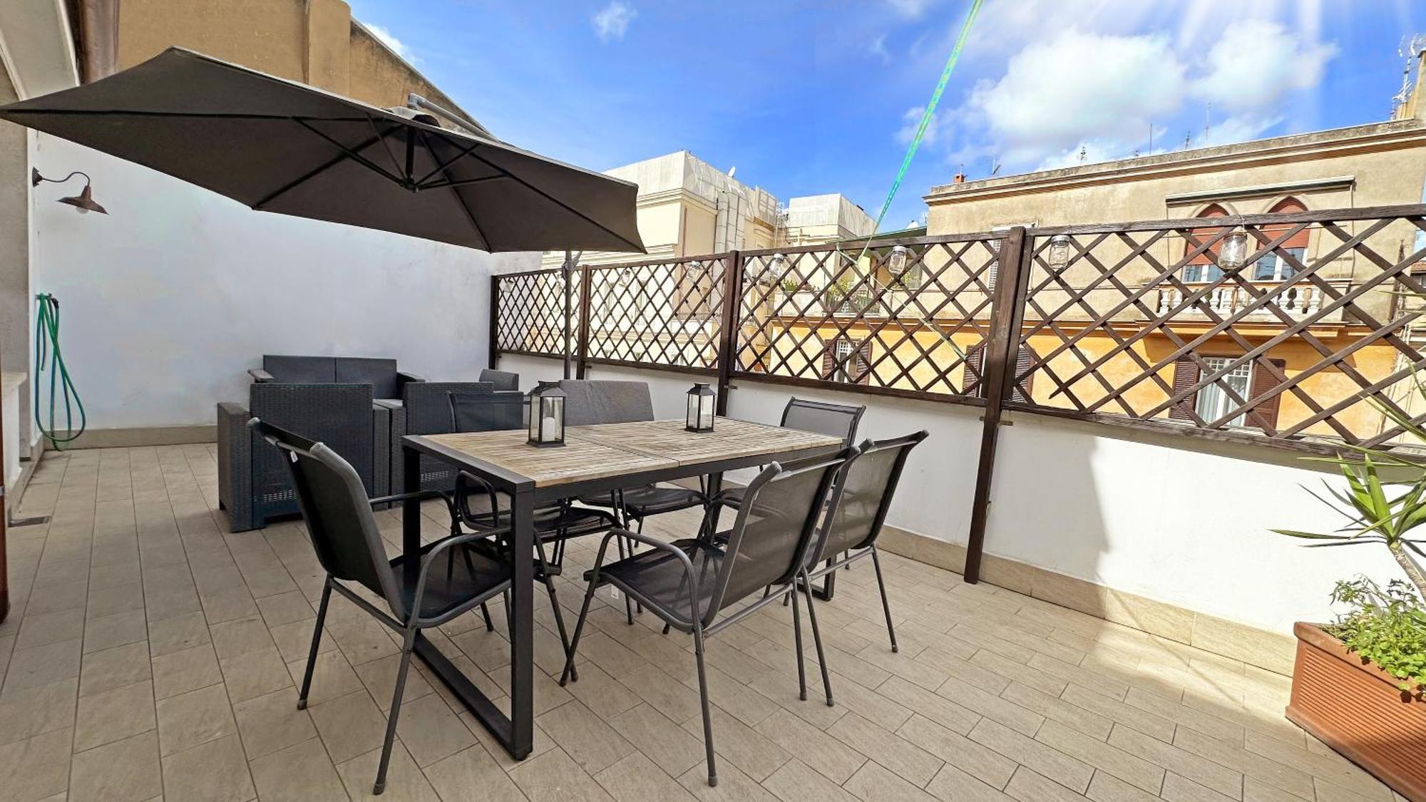 Rome Apartment With Terrace Autonomous Exterior foto